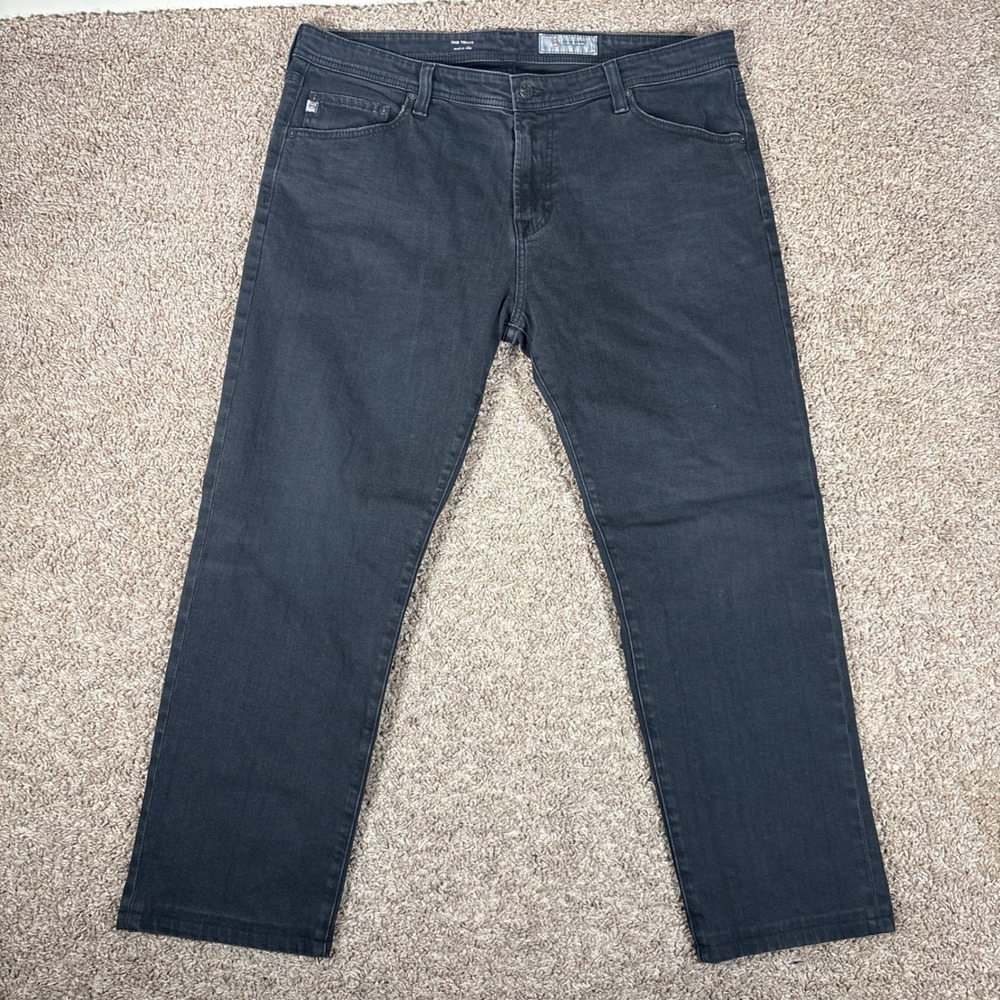 AG Adriano Goldschmied The Tellis Modern Slim Jeans Grey 38x28 Made in USA